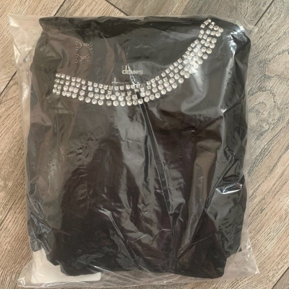 NWT DENNIS BASSO COLD SHOULDER BLOUSE TANK SET BLACK - Picture 13 of 15